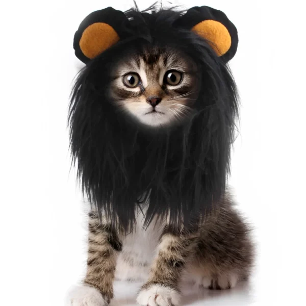 Disfraz Melena de leon para gatos y perros pequenos