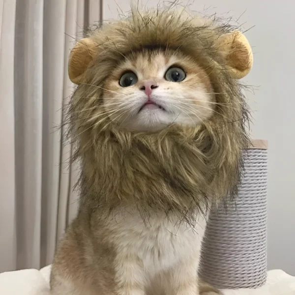 Disfraz Melena de leon para perros y gatos