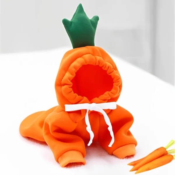 Disfraz de zanahoria para mascotas
