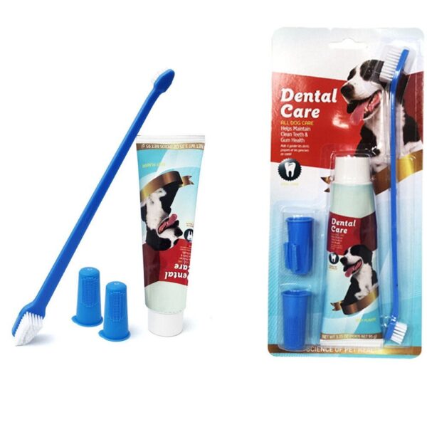 Kit Cepillo y Crema Dental para Perros - Imagen 2