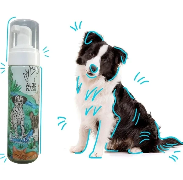 shampoo en seco para perros y gatos